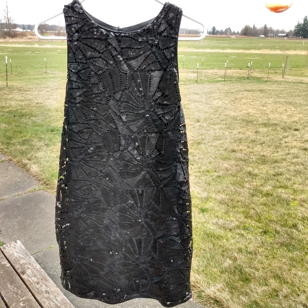 H&M Black Sequin Dress